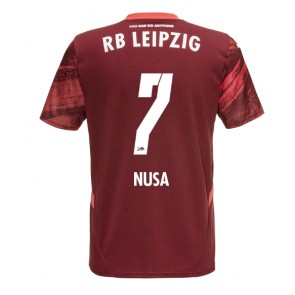 RB Leipzig Antonio Nusa #7 Gostujuci Dres 2024-25 Kratak Rukavima